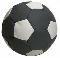 Sėdmaišis Ball XXL, balta sp./tamsiai pilka sp.