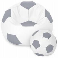 Sėdmaišių rinkinys Ball XXXXL, balta sp./šviesiai pilka sp.