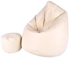 Sėdmaišių rinkinys Mega Comfort XXL 002, kreminė sp.