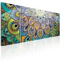 Reprodukcija Artgeist Mandala: Peacock's Tail N6884-DKXPWD, 225 cm x 90 cm