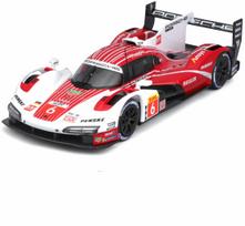 Žaislinis automobilis Bburago Porsche 963 18-28042, 1:24, balta sp./raudona sp.