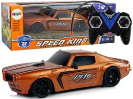 Rc automobilis Lean Toys Champion 10246, 1:18, juoda sp./oranžinė sp.