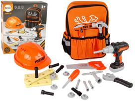 Žaislinis meistro įrankių rinkinys Lean Toys General Tool Set 13467, juoda sp./oranžinė sp./pilka sp.