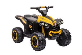 Vaikiškas elektrinis keturratis Lean Toys Quad HL568, geltona sp.