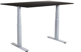 Kompiuterio stalas reguliuojamo aukščio Sun-Flex EasyDesk Adapt VI, 140 cm x 80 cm, 62 - 127 cm, aliuminio sp./juoda sp.