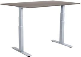 Kompiuterio stalas reguliuojamo aukščio Sun-Flex EasyDesk Adapt VI, 120 cm x 80 cm, 62 - 127 cm, aliuminio sp./pilka sp.