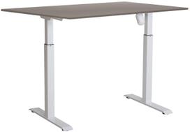 Kompiuterio stalas reguliuojamo aukščio Sun-Flex EasyDesk Adapt I, 120 cm x 80 cm, 70 - 118 cm, balta sp./pilka sp.
