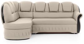 Kampinė sofa Lord Soft 33, kreminė sp., kairinė, 180 x 243 cm x 105 cm