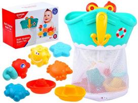 Vonios žaislų komplektas Huanger Bath Strainer ZA3408, įvairių spalvų