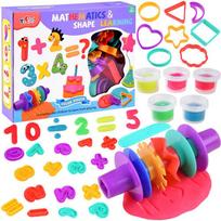 Kūrybinis modelino rinkinys Matchematics & Shape Learning, įvairių spalvų, 35 g