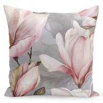 Dekoratyvinės pagalvėlės užvalkalas Mariall Magnolia, rožinė sp./pilka sp., 50 cm x 60 cm
