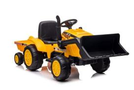 Vaikiškas elektrinis traktorius Lean Toys S617, geltona sp.