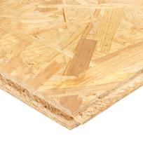 OSB-3 plokštė su išdroža, 250 cm x 62.5 cm x 1.8 cm