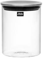 Birių produktų indas Maku Storage, 0.9 l, juoda sp./plieno sp.