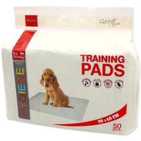 Palutė šunims Plaček Training Pads 792665, 90 cm x 60 cm, 50 vnt. balta sp.