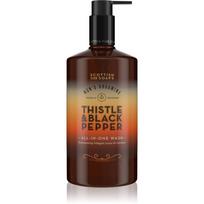 Scottish Fine Soaps Thistle & Black Pepper muilas veidui, kūnui ir plaukams 500 ml