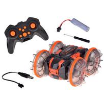 Rc automobilis Amphibious Stunt RC0735, juoda sp./oranžinė sp.
