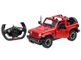Rc automobilis Rastar Jeep Rubicon, 1:14, raudona sp.