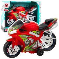 Žaislinis motociklas Lean Toys Racing Autobike, raudona sp.