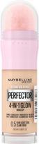 Makiažo pagrindas Maybelline Instant Age Rewind Perfector 4-In-1 Glow, smėlio sp., 0.5 fair light cool, 20 ml