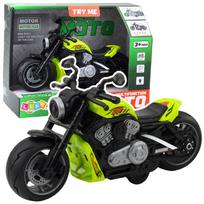 Žaislinis motociklas Lean Toys Multifunction Moto, žalia sp.