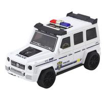 Žaislinė policijos mašina Lean Toys Catapult, balta sp.