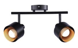 Šviestuvas lubų Domoletti GOTE MX901022, E27, 2 x 40 W, juoda sp.