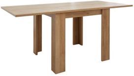 Stalas išskleidžiamas Forte Panama, tamsaus ąžuolo sp., 80 - 160 cm x 80 cm x 77.6 cm