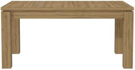 Stalas išskleidžiamas Forte Portland, ąžuolo sp., 160 - 206.6 cm x 90 cm x 75 cm