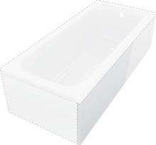 Prekė su pažeista pakuote. Vonios panelė Deante Prizma, 160 cm x 1 cm x 50 cm