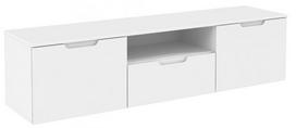 TV staliukas Forte Sienna, balta sp., 41.6 cm x 169.8 cm x 43.3 cm