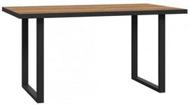Stalas Forte Hayato, ruda sp./juoda sp., 160 cm x 90 cm x 74.1 cm