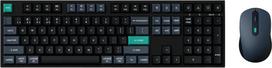 Belaidis klaviatūros ir pelės komplektas Keychron B36 + BM25 Wireless Combo KCBD2, Anglų (US), mėlyna sp./juoda sp.