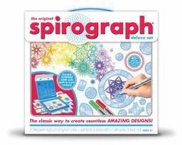 Braižymo reikmenų rinkinys Dante Spirograph Deluxe, įvairių spalvų