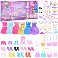 Drabužių lėlei rinkinys Anlily Princess Dress Up, įvairių spalvų