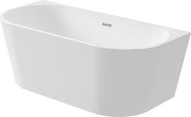 Vonia, laisvai pastatoma Deante Silia KDS_015W, 150 cm x 75 cm x 58 cm, ovalas, balta sp.
