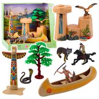 Figūrėlių rinkinys, su priedais Lean Toys Primitive, įvairių spalvų