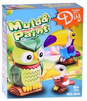 Gipsinių figūrų gaminimo rinkinys Muld & Paint Jungle Birds, įvairių spalvų
