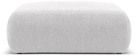 Pufas Micadoni Home Molino Boucle, šviesiai pilka sp., 100 cm x 100 cm x 36 cm