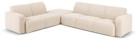 Kampinė sofa Micadoni Home Molino, smėlio sp., kairinė, 315 x 250 cm x 72 cm