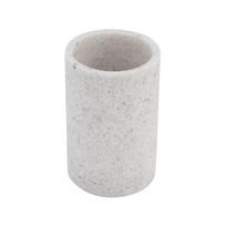 Vonios stiklinė Domoletti, balta sp., 7 cm x 11 cm x 7 cm