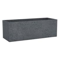 Gėlių vazonas Scheurich Stony Black 57843, plastikinis, 79 cm x 29 cm, Ø 79 cm, tamsiai pilka sp.