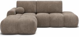 Kampinė sofa Vittario, šviesiai ruda sp., 170 x 227 cm x 95 cm