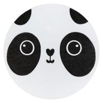 Kilimas vidaus Hakano Tinies Panda, balta sp./juoda sp., 140 cm x 140 cm