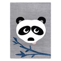 Kilimas vidaus Hakano Tinies Panda 2, balta sp./juoda sp./mėlyna sp., 220 cm x 160 cm
