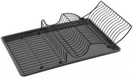 Indų džiovykla Metaltex Lava Wing-tex, 50 cm x 31 cm x 11 cm, plastikas/nerūdijantysis plienas, juoda sp.