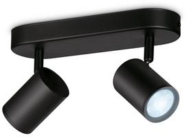 Išmanusis šviestuvas nukreipiamasis WiZ Imageo 2, GU10, 2700 - 6500 °K, 2 x 5 W, juoda sp.