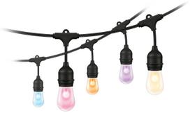 Lauko lempučių girlianda WiZ String Lights, 12W, LED, IP65, juoda sp., 4.5 cm x 20 cm