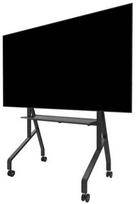 Grindų stovas plokštiesiems ekranams NewStar Neomounts, juoda sp., 110 cm x 66 cm x 106 - 136 cm