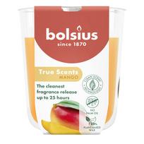 Žvakė, aromatinė Bolsius Happy Mango, 25 h, Oranžinė sp.